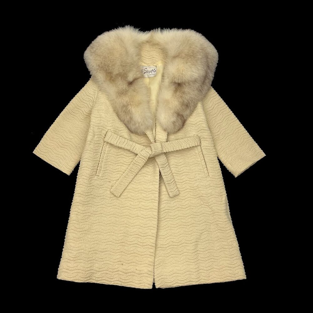 Vintage Fur Mink Collar Lasowitz & Blau New York B Siegel Co Coat Jacket Women M